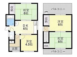 松原市立部１丁目の一戸建て