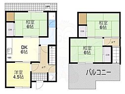 柏原市太平寺１丁目の一戸建て