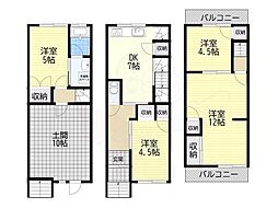 八尾市上之島町南３丁目の一戸建て