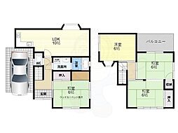 春の丘とキンモクセイ