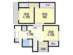 松原市一津屋１丁目の一戸建て
