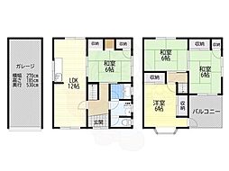 柏原市大字高井田の一戸建て