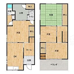 八尾市山本町南4丁目の一戸建て