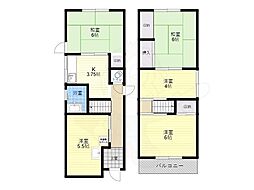 八尾市黒谷４丁目の一戸建て