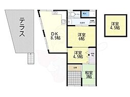 八尾市八尾木東１丁目の一戸建て