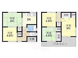 柏原市本郷４丁目の一戸建て
