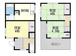 八尾市福万寺町3丁目貸家