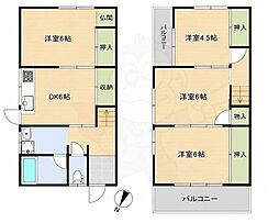 八尾市久宝寺4丁目貸家