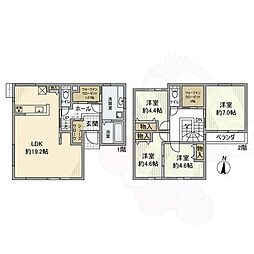 八尾市北久宝寺1丁目の一戸建て