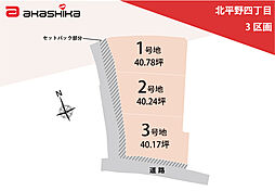 北平野四丁目　6区画 2号地