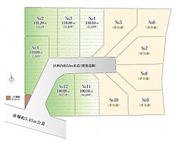 建築条件なし売り地　練馬区大泉学園町5丁目　全6区画