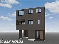 上末吉2丁目　駐車2台可能な広々敷地の3階建て邸宅