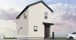 上平間　1階リビングの2階建て4居室の大型間取りプラン