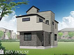 初山2丁目 水回り設備集約プランの2階建て邸宅