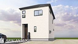 上平間　カウンタースペースのある居室のある2階建て邸宅