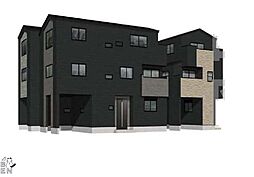 上平間　5居室の大型間取り3階建て邸宅