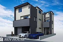 東寺尾中台　大型パントリーのある3階建て邸宅