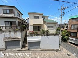 上の宮1丁目　地下車庫タイプの2階建て邸宅