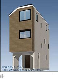 松見町4丁目　シャンプードレッサーのある3階建て邸宅