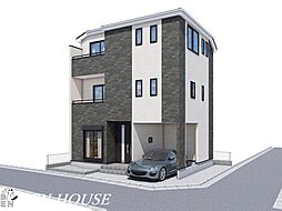 宿河原7丁目　南東角地に位置し陽当たり良好な3階建て邸宅