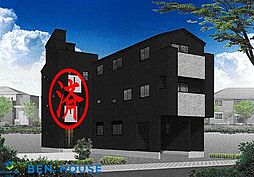 小田4丁目　水回り設備集約プランの3階建て邸宅