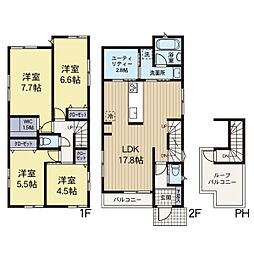 港北区富士塚1丁目 新築分譲住宅　B棟