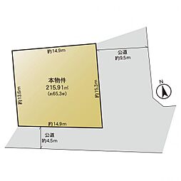 港北区高田西5丁目 建築条件無し売地