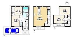 大阪市東住吉区鷹合４丁目の一戸建て