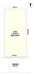 大阪市東住吉区北田辺４丁目の土地