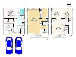 大阪市東住吉区東田辺２丁目の一戸建て