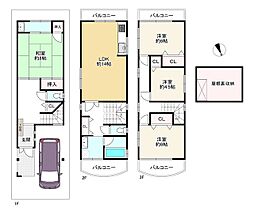 大阪市東住吉区駒川３丁目の一戸建て