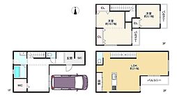 大阪市東住吉区住道矢田３丁目の一戸建て