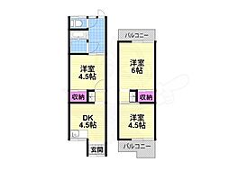 河北東町14-10貸家