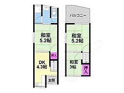 野崎2丁目貸家