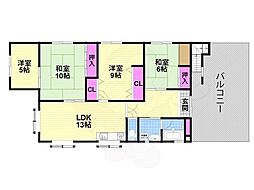 東鴻池町5丁目戸建2階
