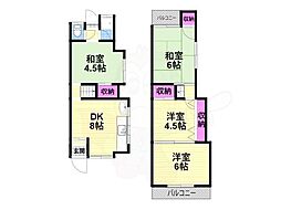 南津の辺町1-6貸家