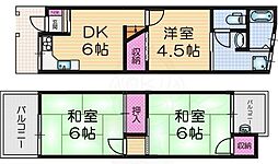 野崎4丁目連棟貸家