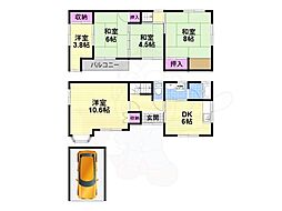 四條畷市南野２丁目の一戸建て