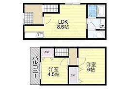 大阪市東住吉区住道矢田６丁目の一戸建て