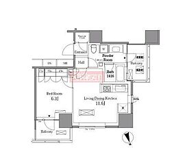 レジディアタワー目黒不動前 403