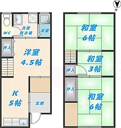 大蓮4丁目　貸家