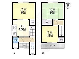 東大阪市中石切町２丁目の一戸建て