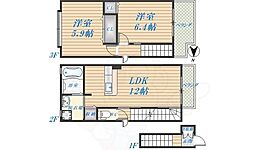 東大阪市衣摺３丁目の一戸建て
