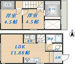 東大阪市西堤本通東2丁目の一戸建て