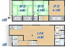 小阪本町2丁目貸家