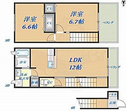 東大阪市衣摺3丁目の一戸建て