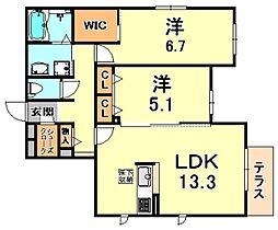 シャーメゾン六甲楠丘 101