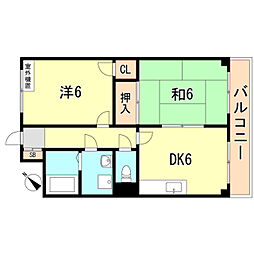 ＫＵＳＡＢＡマンション 203