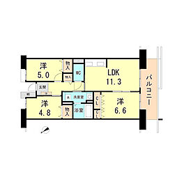 明石清水第2高層住宅 2-1106