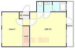 名谷農住団地Ｉ棟 304